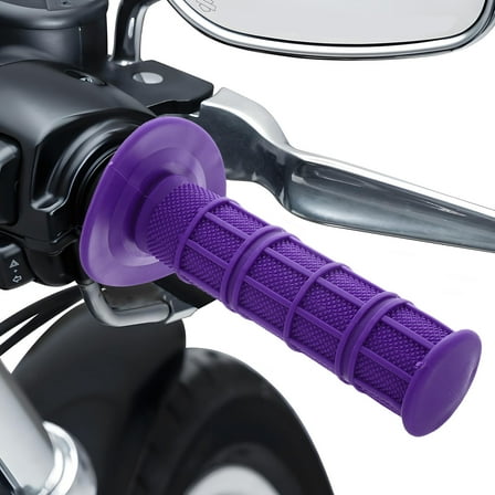 Supvox 2pcs Motorcycle Riding Parts Silicone Handlebar Hand Grip Nonslip Grip Long Rides