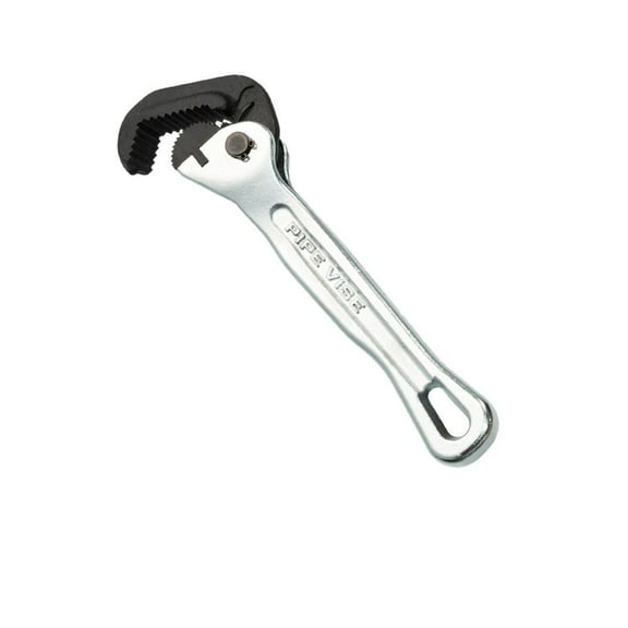 Pipe Vise 1 Inch Chrome Steel Amigo Self Adjusting Pipe Wrench