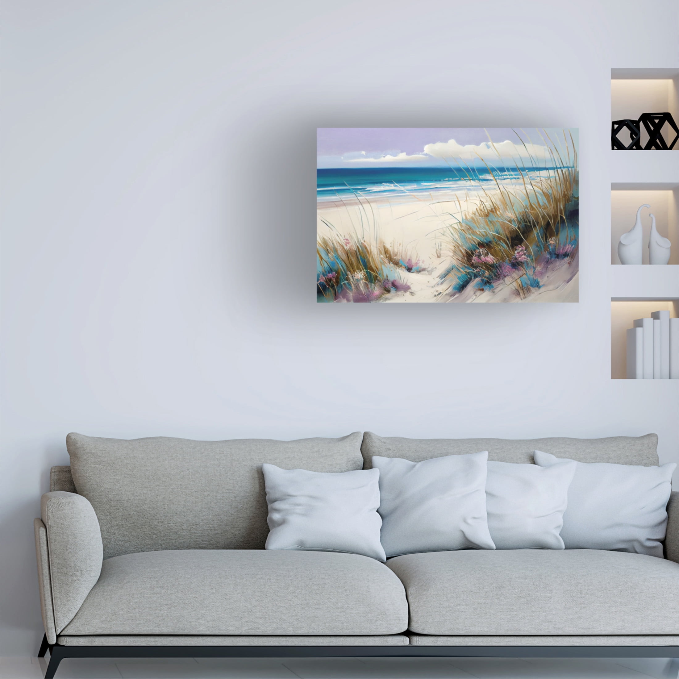 Canvas Wall Art - Sasha 'Euphoria VIII' Wall Art for Living Room, Bedroom, or Office Décor by Trademark Fine Art - 19 x 12 Inches