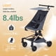 thumbnail image 3 of ChaoLink Cochecito ligero para bebé de menos de 10 libras, cochecito para viajes en avión con bolsa de transporte, plegado con una mano, toldo ajustable, ruedas 360°, 3 of 8