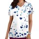thumbnail image 1 of TaTaai Valentine's Day Print Top, Women's V Neck Short Sleeve Casual Blouse, Pocket Detail Lightweight Shirt for Holiday Season Gift, 1 of 5
