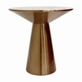 thumbnail image 5 of Pasargad Home CD056 Pasargad Home Lorenzo Stainless Steel Side Table, Rose Gold, 5 of 6