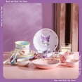 thumbnail image 2 of MINISO HelloKittyTableware Cinnamoroll Cuenco Cuchara Plato Vajilla de cerámica Linda para niños Juego de utensilios de cocina Vajilla Regalos, 2 of 5