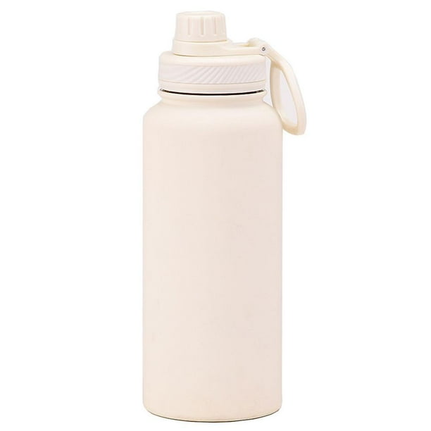 1L Stainless Steel Sports Water Bottle, Large Thermos Bottle, Portable Outdoor Water Bottle with Handle