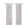 thumbnail image 5 of MAYEERTY 50x95" Twist Tab Lined Window Curtain Panel Living Room Silver, 5 of 15