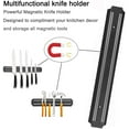thumbnail image 2 of LNKOO 20 in Magnetic Strip for Knives Kitchen with Multipurpose Use as Knife Holder, Knife Rack, Knife Magnetic Strip, Knives Bar, Kitchen Utensil Holder, Tool Holder for Garage and Kitchen, 2 of 7
