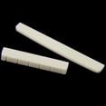 thumbnail image 2 of Sillín de puente de guitra de clásico de 2 piezas tuercas Piece Luthier 4 piezas blanco shamjiam Sillín de tuerca de hueso, 2 of 8