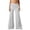 Light Gray, variant on Fold Over Pants, On-Trend Solid Wide Leg Loose Fit Lounge Pants with Ruched Waist, for Yoga Workout Sports Everyday 2026 Fasion