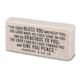 thumbnail image 1 of LCP 40603 2.25 in. Scripture Block Blessed Tabletop Plaque, 1 of 1
