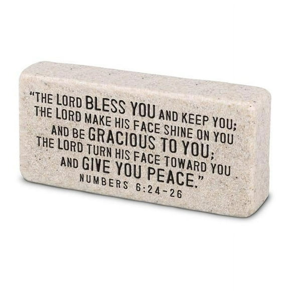 LCP 40603 2.25 in. Scripture Block Blessed Tabletop Plaque