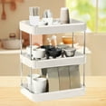 thumbnail image 4 of HongHeng Countertop Coffee Station Organizer, 3 Tier Wine Glass Holder, Mug Shelf with Removable Drain Tray, Spice Rack for Kitchen, Bathroom Countertop Organizer, 4 of 6