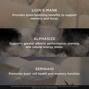 Genius Consciousness, Super Nootropic Brain Supplement Powder, Mango - Boost Focus, Cognitive Function, Concentration & Memory Booster - Alpha GPC & Lions Mane Mushroom for Neuro Energy & IQ