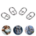 thumbnail image 3 of 4pcs Bag Strap Adjustment Buckles Belt Buckles Roller Pin Buckles DIY Buckles, 3 of 8