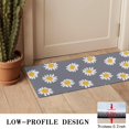 thumbnail image 3 of Gray White Flower Pattern Door Rugs,Washable Non Slip Door Mats Indoor,Decorative Door Mats,Entry Mat Indoor for Entrance,Bedroom,Kitchen,Bathroom,16"x47", 3 of 6