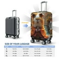 thumbnail image 5 of Goofa Valley Meditating Guinea Pig Pattern Luggage Covers For Suitcase,Suitcase Cover Protector Fit 18-32 Inch Luggage-X-Large, 5 of 9