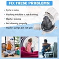 thumbnail image 5 of Navellon W10919003 Washer Drain Pump for Whirlpool/Amana/Maytag/Kenmore/Crosley Top Load Washing Machine, Replaces W10775446/AP6038235/PS1177007/EAP11770076, 5 of 9