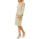 thumbnail image 4 of Conjunto de falda de 2 piezas INSPIRE CHIC para mujer, blazer formal de negocios y falda lápiz L beige, 4 of 4