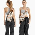thumbnail image 3 of Colorful Tribal Sling Backpack for Outdoor, Lightweight Vintage Style Shoulder Bag for Commuting and Travel, 3 of 3