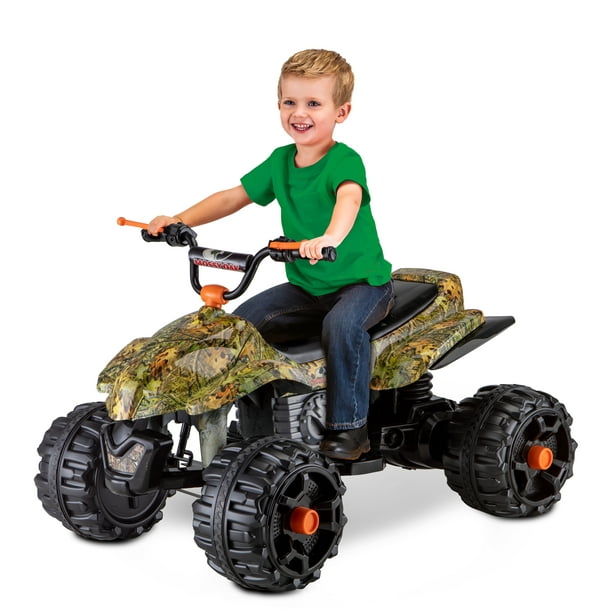 12V KidTrax Mossy Oak Camouflage ATV Battery Operated Ride On - Walmart ...