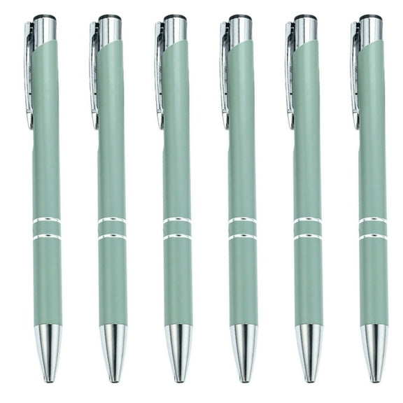 Jesscasday 6 Pcs/Set Retractable Ballpoint Pen Smooth Writing Pen Funny Pen Stationery Pen