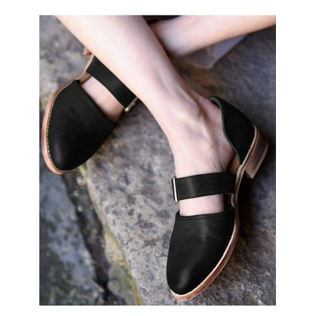 round toe flat booties