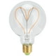 thumbnail image 1 of Bombilla retro LED en forma de corazón G95 E27 4W 110V Bombilla regulable para dormitorio Cafetería Luz cálida, 1 of 14