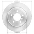 thumbnail image 2 of BENDIX PRT6042 Bendix Brake Rotor Fits select: 2007-2013 BMW 328, 2006 BMW 325, 2 of 2