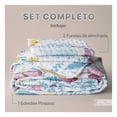 thumbnail image 3 of Edredón Ligero Real Textil + 2 Fundas de Almohada, Juego de Colcha Matrimonial, Color Mariposas, 3 of 9