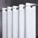 thumbnail image 1 of Furlinic Cortina De Ducha Extra Larga Sin Ganchos Cortinas De Baño De Tela De Poliéster De 84 De Largo Con 10 Ojales Divididos De Plástico Cortinas De Ducha Blancas Impermeables De Estilo Hotel Modern, 1 of 1