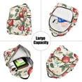 thumbnail image 5 of FORMRS Mini Backpack Purse for Women Quilted Travel Daypack Casual Shoulder Bag, Apples Flower Pattern, 5 of 7