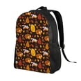 thumbnail image 2 of Cauagu Autumn Forest Small Animals Lazy Print Backpacks,Travel Daypack Casual Laptop Backpack Bookbag Fits 15 Inch Computer for Men Women, 2 of 8