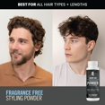 thumbnail image 2 of Billy Jealousy Snow Job Hair Styling Powder Fragrance-Free, 2 of 8