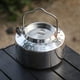 thumbnail image 1 of Hervidor de Camping de Acero Inoxidable | Hervidor Portátil para Exteriores | Gran Capacidad (14 X 14 X 15 Cm) | Plateado | 1 Unidad, 1 of 6