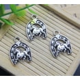thumbnail image 5 of U8MO 4/20pc Retro Horse Horseshoes Alloy Charms Pendant Jewelry Making DIY 23*18mm-4pcs, 5 of 8