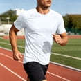 thumbnail image 6 of Dxzfnsa Men's Athletic T-Shirts Mens Quick Dry Solid Color Workout Shirts Moisture Wicking Short-Sleeve Lightweight Sports Running Tee Tops, 6 of 6