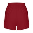 thumbnail image 6 of tarylea Sweat Shorts for Women Elastic Waisted Pull on Gym Shorts Straight Leg Athletic Lounge Shorts with Pockets, 6 of 8