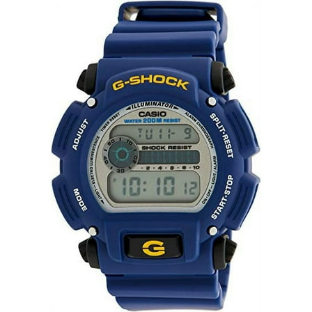 Casio Men's DW9052-2 G-Shock Blue Rubber Digital Dial Watch