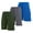 Pack F, variant on 3-Pack Premium Men’s French Terry Sleep Shorts-Athletic Activewear Short With Pockets- Sweat Shorts For Sports, Gym, Workouts