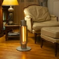 thumbnail image 6 of MegaHeat Graphite Electric Tower Heater, Instant Heat, Energy Efficient 420W, Champagne, 6 of 14