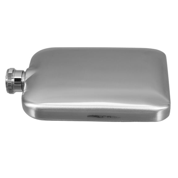 LEORX Vintage Stainless Steel Flask Portable Hip Bottle with Matte Finish for Outdoor Use