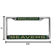 thumbnail image 6 of Bemidji State Beavers Chrome Metal Laser Cut License Plate Frame, 6 of 8
