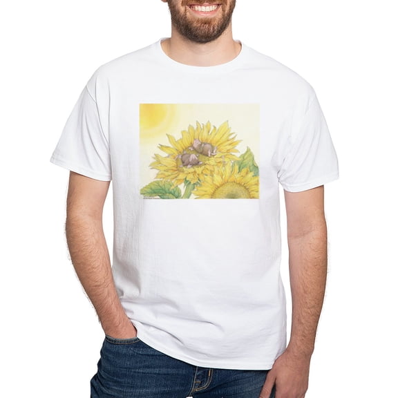 CafePress - Ray Of Sunshine T Shirt - Men's White Classic Cotton T-Shirts
