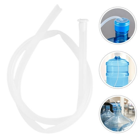 2pcs Replacement Silicone Hose for Water Bottle Pump Universal Silicone Tubing for USB Water Pump