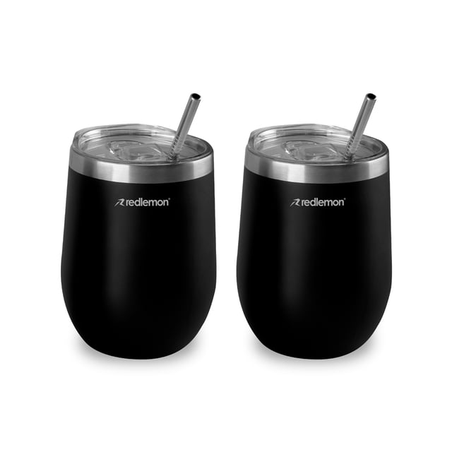 Vaso Térmico Redlemon Termos para Café Vino Cerveza Acero Inoxidable 2 Pz