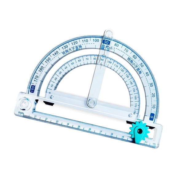 Professional Protractor Angles Measuring Tool with Circle Drafting Ruler