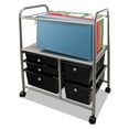 thumbnail image 3 of Advantus Letter/legal File Cart W/five Storage Drawers, 21.63w X 15.25d X 28.63h, Black, 3 of 3