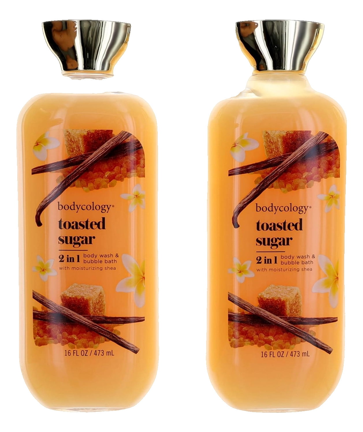 Toasted Sugar by Bodycology, 3 Pack 16oz 2 in 1 Body Wash & Bubble Bath women