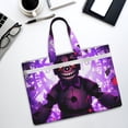 thumbnail image 5 of Saiise Five Nights At Freddy'S Print Zipper Document File Bag Pouch with Handle Waterproof Double Pocket Canvas File Storage Bag for Project Office School Foldable File Document Handbag Carrying Bag, 5 of 7