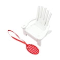 thumbnail image 2 of lionlar Miniature Rocking Chair Festive Scenes Hanging Ornament Photo Props Ornament White, 2 of 9