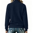 thumbnail image 6 of Otntypg Womens Half Zip Oversized Sweatshirts Lightweight Cozy Hoodless Top 2026 Trendy Long Sleeve Pullover Tops Y2k Fall Outfits with Pockets, 6 of 7